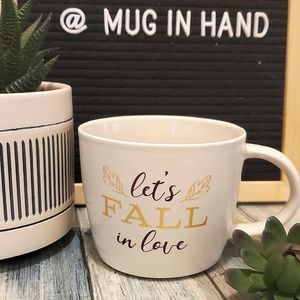Let's fall in love mug